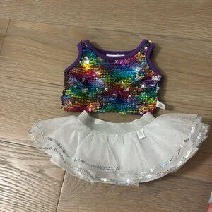 Shimmery doll outfit